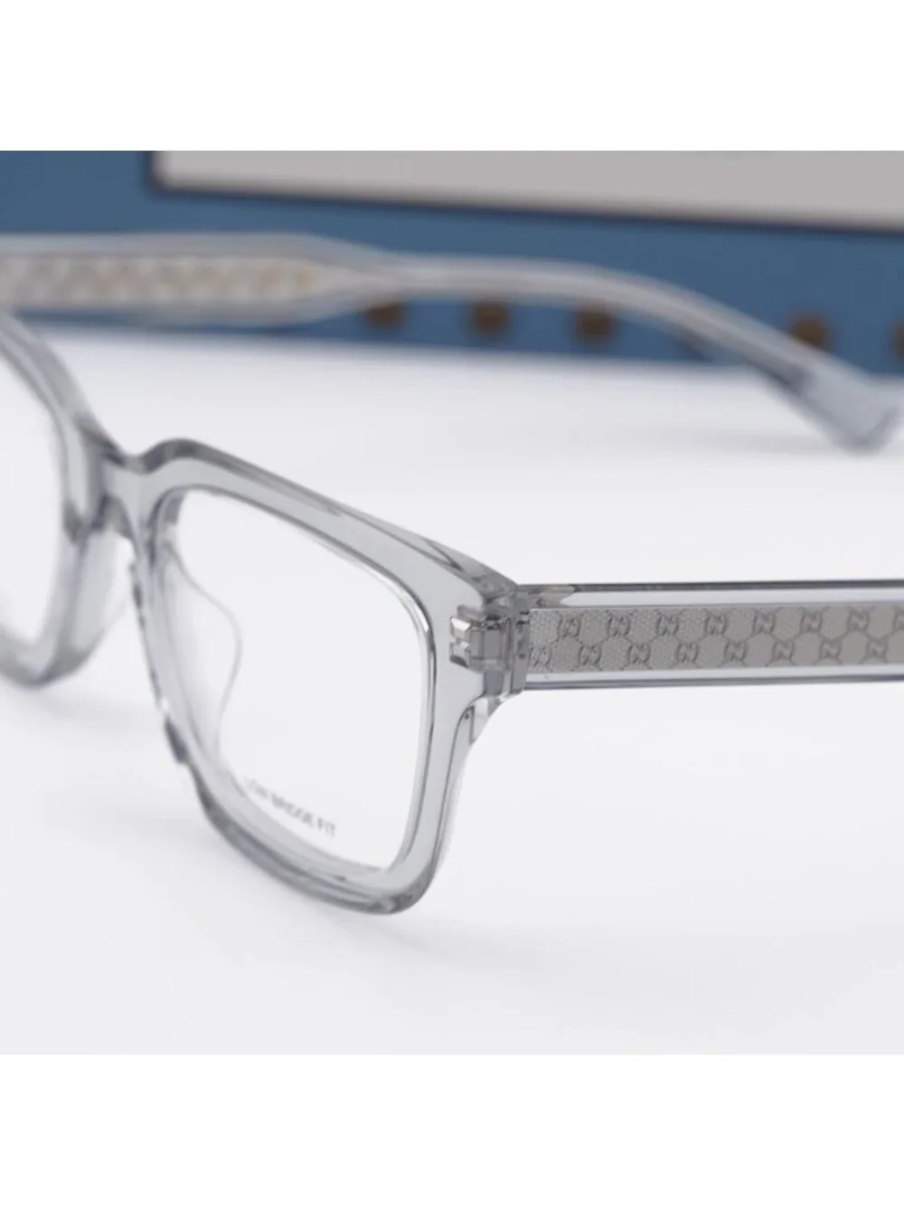 Gucci GG2071OL 005 Rectangle Eyeglasses 52mm - Transparent Grey